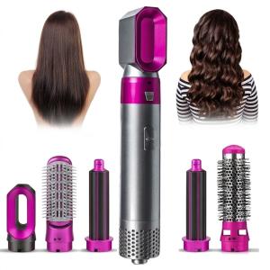 5 in 1 Hot Air Styler  A Versatile Hair Dryer Comb (Pack of 1) Multicolor.