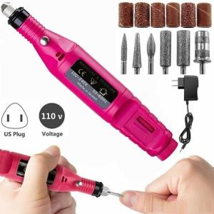 Electric Nail Drill Machine 20000 RPM Professional Nail Drills for Acrylic Nails Gel E-file Nail File