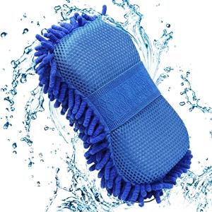 Multipurpose Car Sponge Car Cleaning Scratch Free | Duster |(Pack of 1)  Brush | Ultra Soft