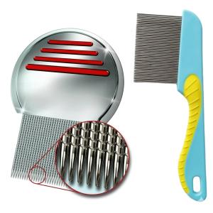 2pc Lice Comb - Stainless Steel lice Comb and Flea Lice Comb For Cat, Dog Treatment.