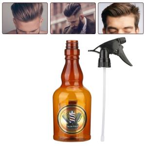 Spray Bottle Hair Sprayer Barber Bottle Accessory(Brown) 1 Pcs