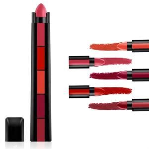 Red Edition 5 in 1 Matte Lipstick (Red, 7.5 g)  (Multi, 7.5 g)