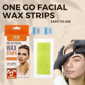 Hair Removal Waxing Strips for Eyebrows Face Upper Lip Chin Facial Wax Strips Strips 1 Pcs