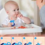 Baby Fruit Feeder for 3 to 12 Months,(Multicolour) 1 Piece.