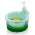 Soap Dispenser with Container and Sponge for Home, Kitchen, Bathroom.(Pack Of 1).