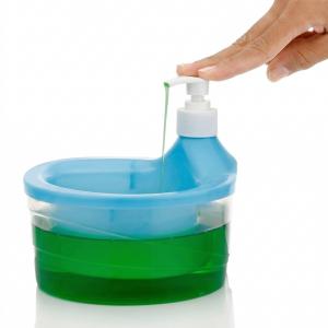 Soap Dispenser with Container and Sponge for Home, Kitchen, Bathroom.(Pack Of 1).