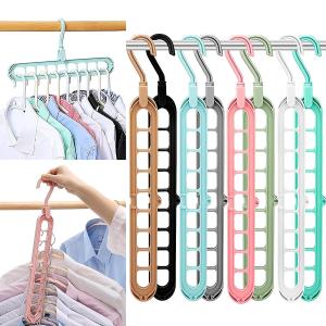 Multi Functional Clothes Hanger Holder Portable (Pack of 8).