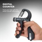 Hand Gripper 5 to 60 kg I Adjustable Hand Grip with count I Exercise Gripper I hand gripper(Pack of 1).