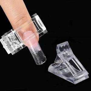 Clips for Poly gel, Nail Extension Gel Quick Building Nail Tips Clip (pack of 10).