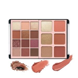 18 Colors matte eyeshadow palette (pack o f 1).