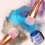 Diamond cut Handle Makeup Brush Set With Big Fish Tail For Foundation /Eyeshadow /Lips-11 Pieces