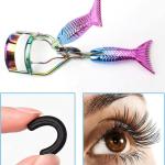 Eyelash Curlers Eye Lashes Curling Clip False Tweezers Eyelashes 1 Pcs