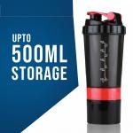 Professional Protein Shaker Bottle 500ml ( 1 Piece) Red