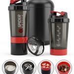 Professional Protein Shaker Bottle 500ml ( 1 Piece) Red