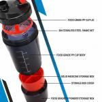 500ml Sports Protein Shaker, Fitness Water Bottle, Gym Bottle (Pack of 1)