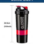 Professional Protein Shaker Bottle 500ml ( 1 Piece) Red