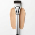 Premium Flat Foundation Makeup Liquid Brush(Silver)Pack of 1.