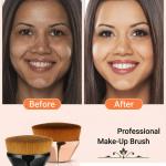 Foundation Brush, Flawless Makeup Brush with Storage Case 1 Pcs
