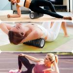 Foam Roller for Back Pain, High Density Foam Roller for Workout in the Gym, Back Roller(Pack of 1).black