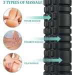 Foam Roller for Back Pain, High Density Foam Roller for Workout in the Gym, Back Roller(Pack of 1).black