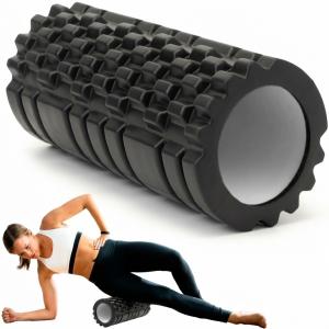Foam Roller for Back Pain, High Density Foam Roller for Workout in the Gym, Back Roller(Pack of 1).black