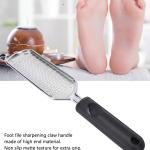 Stainless Steel Rasp Callus Filer Blade Foot Care Foot Scraper (Pack of 1, Black)