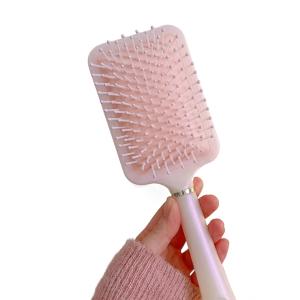 Large Square Paddle Brushes for Hair Brush Pink Color Pack Of 1