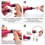Electric Nail Drill Machine 20000 RPM Professional Nail Drills for Acrylic Nails Gel E-file Nail File