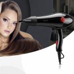 Heavy Duty Hair Dryer Hot and Cold Hair Dryers with 2 Switch speed setting For Men, Hair Dryer For Women(Black)