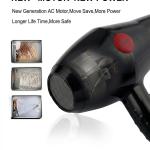 Heavy Duty Hair Dryer Hot and Cold Hair Dryers with 2 Switch speed setting For Men, Hair Dryer For Women(Black)