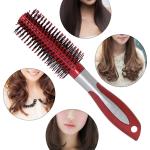 Hair Curling Roller Round Comb Brush (Pack Of 2).