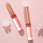 Silicone Makeup Brush, Silicone Lip Brush (Pack of 1 )Glitter Pink.