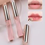 Silicone Makeup Brush, Silicone Lip Brush (Pack of 1 )Glitter Pink.