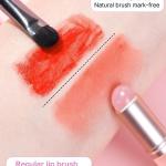Silicone Makeup Brush, Silicone Lip Brush (Pack of 1 )Glitter Pink.
