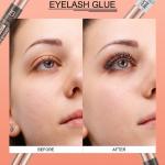 Waterproof Eyelash Glue Clear Tone | Long-Lasting, Strong Hold | 6ml | Ideal for False Lashes (Pack of 1)