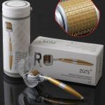 Golden Derma Roller with 192 Titanium Alloy Needles (0.5mm, Gold)