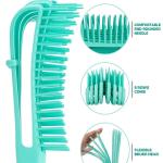 Detangling Brush Multifunctional Octopus Hair Comb Scalp Massager(Green) 1 Piece