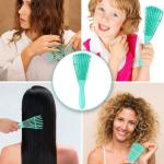 Detangling Brush Multifunctional Octopus Hair Comb Scalp Massager(Green) 1 Piece