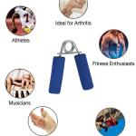 Hand Exerciser, Hand Gripper/Finger Strengthener, Pack of 1 (Multicolour).