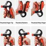 Hand Gripper Forearm Exercise Equipment - Hand Gripper 5 to 60 kg with Counter | Adjustable Hand gripper.