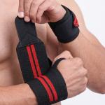 Wrist Supporter for Physiotherapy, Wrist Wrap, Hand Band with Adjustable Size Wrist Support  (Red)