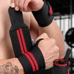 Wrist Supporter for Physiotherapy, Wrist Wrap, Hand Band with Adjustable Size Wrist Support  (Red)
