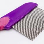 Long Handle Lice Comb with Stainless steel teeth for Head Lice, For Kids, Women & Men and Dog & Cat( 1 Piece).