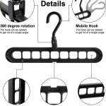 2 Pcs, 5 Layer Hanger, Clothes Hanger for Wardrobe and Cupboards..Multicolour