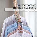 12 Pcs, 5 Layer Hanger, Clothes Hanger for Wardrobe and Cupboards