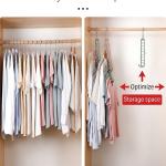 2 Pcs, 5 Layer Hanger, Clothes Hanger for Wardrobe and Cupboards..Multicolour