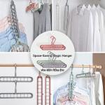 2 Pcs, 5 Layer Hanger, Clothes Hanger for Wardrobe and Cupboards..Multicolour