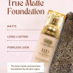 Ocean Beauty Professional Matte Finish HD Foundation (Pack of 1)