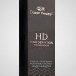 OCEAN BEAUTY Invisible Cover Foundation Shade 104 Nude Beige Flawless Complexion Foundation 1 Pcs