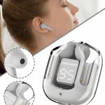 Wireless Earbuds, Ultrapods max TWS Bluetooth Earphones with Charging Case (White).